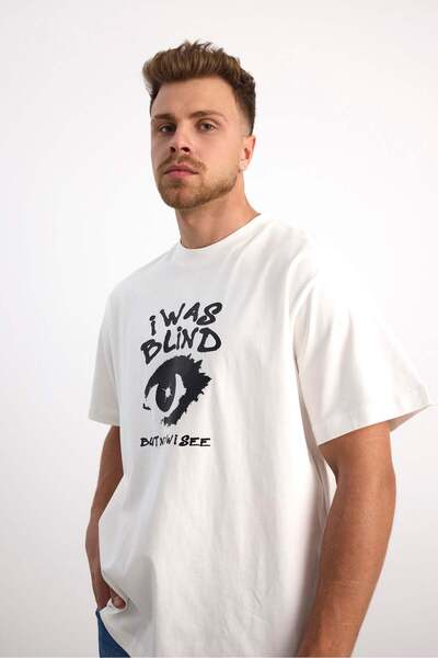 Vigoss Jeans Vigoss Action Oversize Printed Men's T-Shirt 63083-30226
