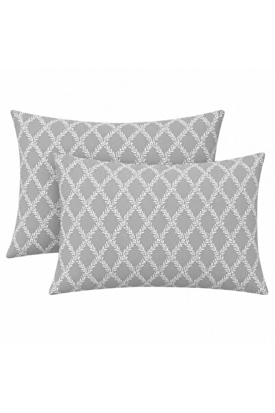 OEM Μαξιλαροθήκες 2 τεμάχια (52x72) Lucia Grey