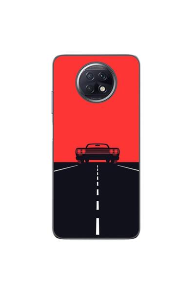 OEM Θήκη συμβατή με Xiaomi Redmi Note 9T Σιλικόνης Τζελ TPU Σχέδιο Red Sky Mu...
