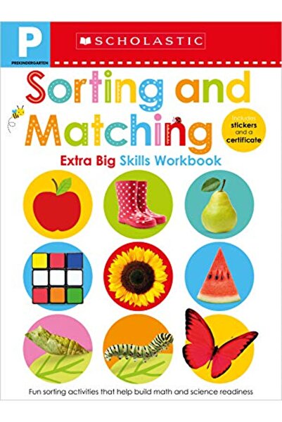 Scholastic Us كتاب تمارين لمرحلة ما قبل المدرسة للفرز والمطابقة: كتب تمارين م...