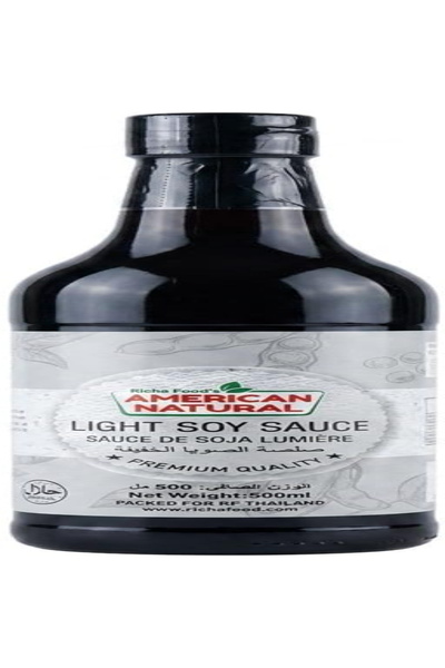 American Natural Light Soy Sauce 500ml X 12