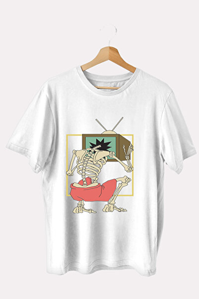 iLovePrints Μπλούζα Movies & TV Skeleton