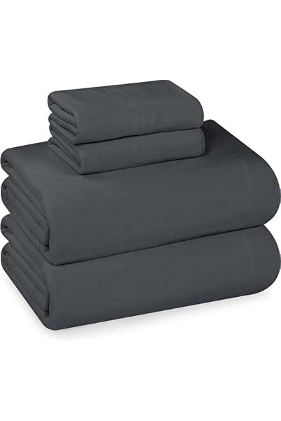 HOOKOR Bedding Queen Sheet Set - Jersey Knit Sheets 4 Piece Queen Jersey Shee...