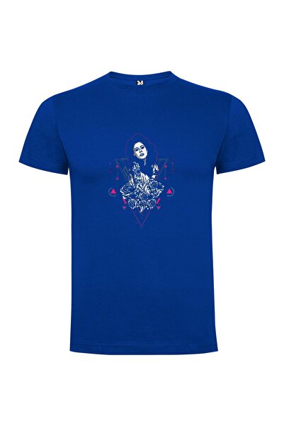 iLovePrints Flower Cyber Shaman Illustration Tshirt