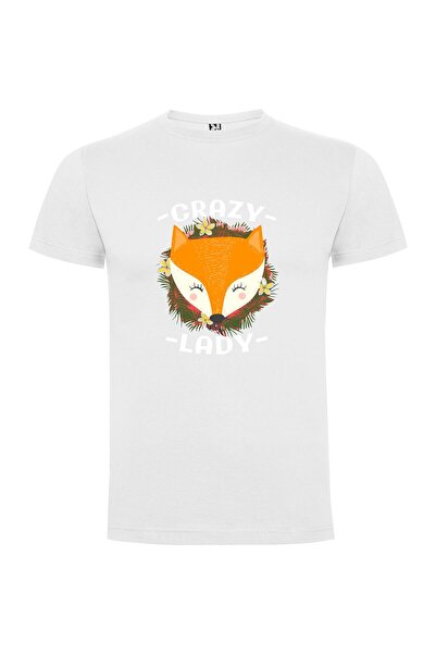 iLovePrints Foxy Crazy Lady Chic Tshirt