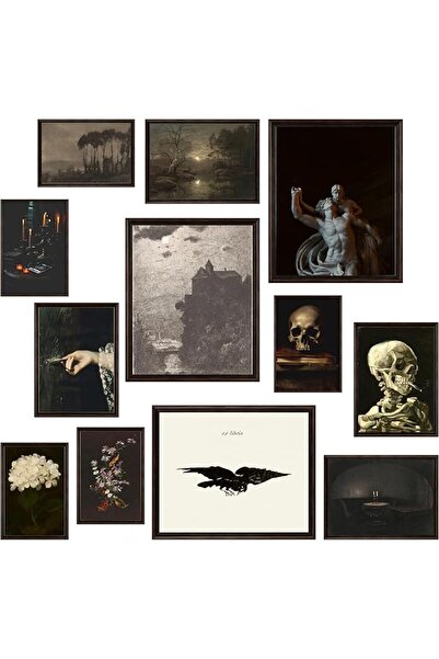 ESSESORIES Gothic Victorian Vintage Poster Wall Art Room Decor Self Adhesive