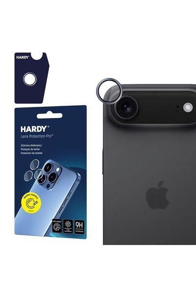 3MK Hardy Προστασία Φακού Pro - iPhone 17 Air - Γκρι Τιτανίου