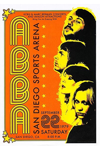 ESSESORIES Classic Vintage BAND ROCK Music Poster Wall Art Room Decor Self Ad...