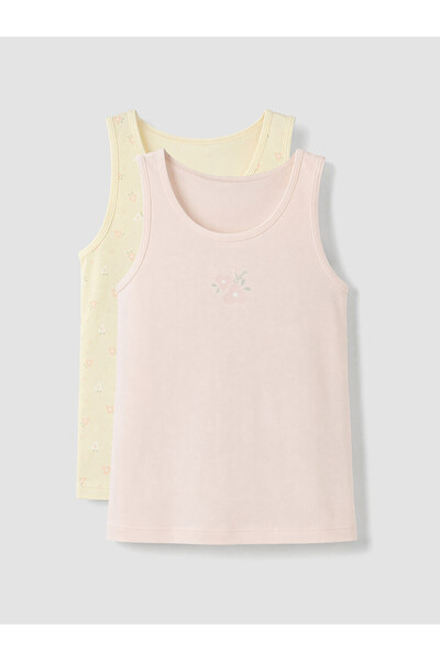 LC Waikiki Quality Parts from Çelebi Store Floral Girl's Undershirt 2-Piece