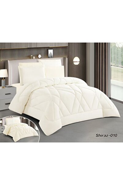 Asia Summer Hotel Double Plain Double-Sided Quilt 6-Piece Set |   Premium Mic...