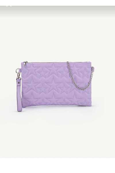 ÖZÜM ÇANTA Women's Star Embroidered Chain Strap Portfolio Bag