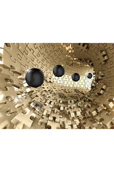 Persona Tablou Canvas, Tunelul Din Puzzle 3D- 100 X 70 cm