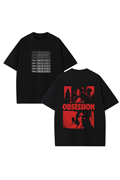 STİL-X Obsession Baskılı Unisex %100 Pamuklu Oversize T-shirt