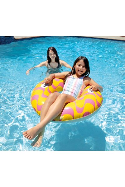 Empressco Wavy Dreams Ring with Handle - Inflatable Wavy Ring - Inflatable Se...