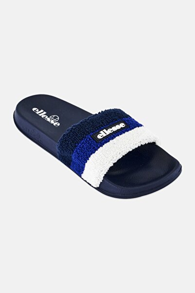 Ellesse Men Triply Brand Logo Slip On Slides, Navy