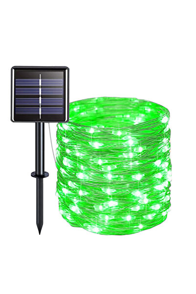 Choice39 22m 200LEDs green Outdoor LED Solar Light Valentine's Day Festoon Ga...