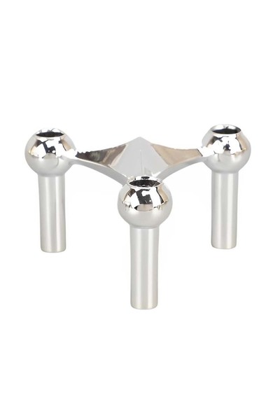 Choice 1PCS Silver Luxury Candlestick Holders 10cm Small Stand Nordic Staines...
