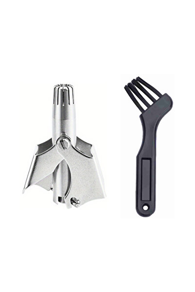 Choice Silver New Stainless Steel Nose Hair Trimmer for Men and Women Manual ...