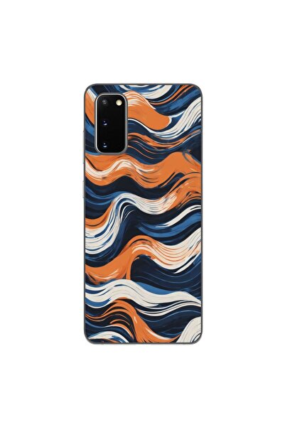 OEM Husa compatibila cu Samsung Galaxy S20 Silicon Gel Tpu Model Abstract Cra...
