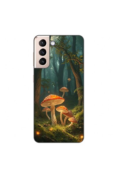 OEM Калъф, съвместим със Samsung Galaxy S21 FE, силиконов гел TPU, с шарка на...