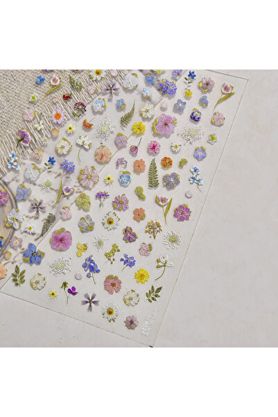 Choice8 1pcs Japanese Nail Parts 5D Reliefs Cherry Blossom Self Adhesive Nail...