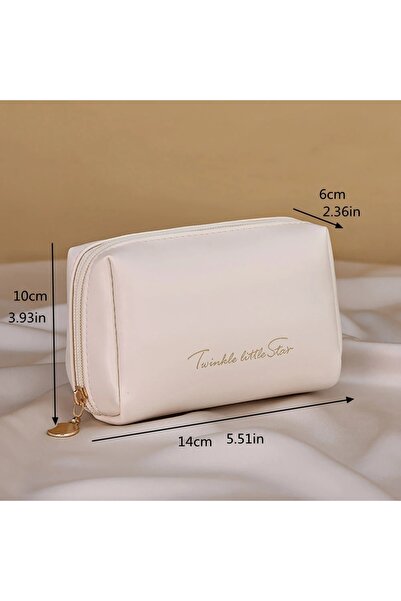 Choice1 white Travel Cosmetic Bag,Cosmetic Organiser,Waterproof PU Leather Wa...