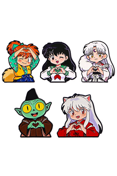 Choice 1 5pcs/set Magical Love Comics Enamel Pins Manga Metal Brooch Backpack...