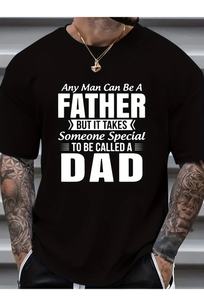 NOURAM تي شيرت رجالي قصير الأكمام بمقاسات كبيرة مع طباعة 'Call Me Daddy'، قمي...