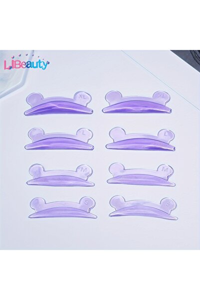 Choice 4 Pairs-Purple Libeauty 4 Pairs L Curl Silicone Eyelash Perm Rod Shiel...