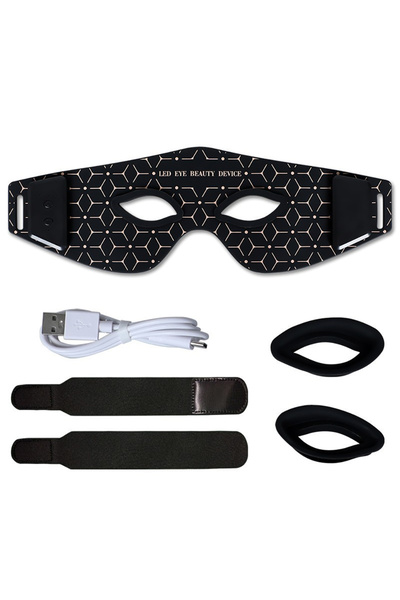 Choice black Red Light Eye Mask 630NM 850NM LED Eye Red Light Therapy Eye Mas...