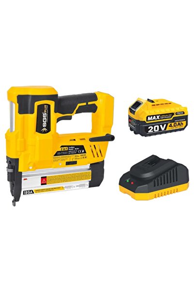 SGS Zımba Ve Çivi Tabancası Seti 100 Adet Zımba Ve Çivi Kapasitesi / Tekli- S...
