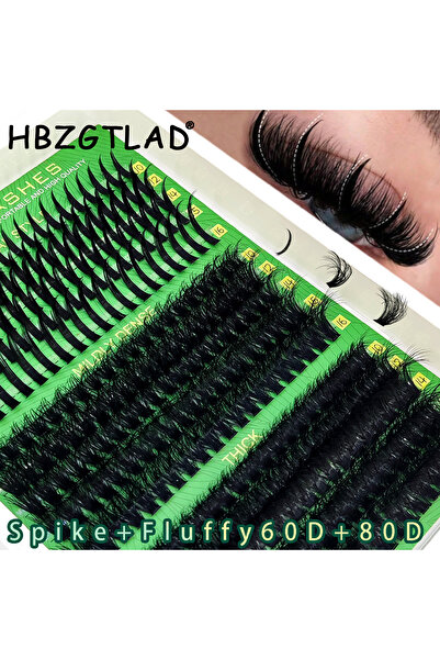 Choice1 MIX 0.07mm D YN-21 HBZGTLAD 8DFluffy Lash Cluster 6D-200D Lash Cluste...