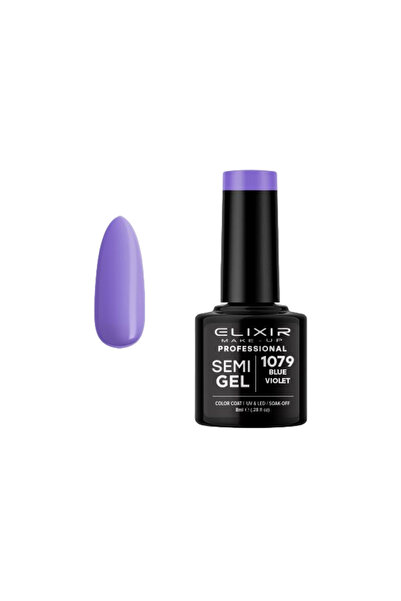 Elixir SEMI GEL (ΗΜΙΜΟΝΙΜΟ ΒΕΡΝΙΚΙ) - 1079 (Blue VIOLET) 8ML