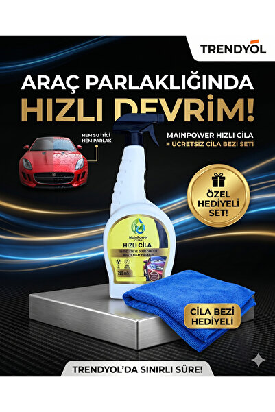 MainPower Hızlı Cila ve Boya Koruyucu 750 ml