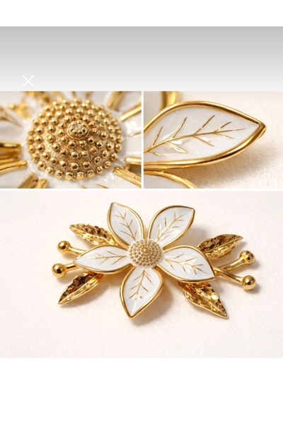 AHİR TİCARET 6 Luxury Daisy Presentation Tray Accessories