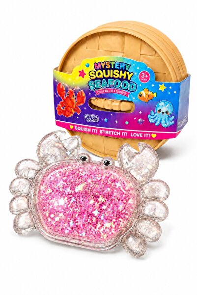 DAT Squishy Sea Animal Fidget Toy Set, Choose Color Crab & Octopus Stress Rel...