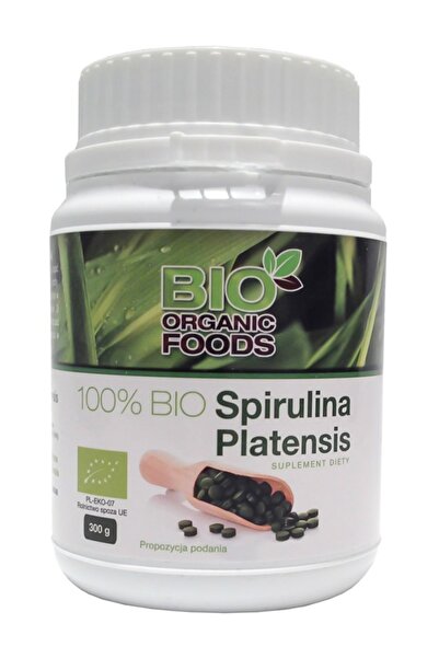 Bio Organic Foods Bio Spirulina Platensis 300 Grame