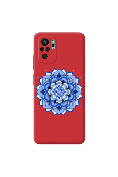 Other Xiaomi Redmi Note 10S Manadala D9 Red Colored Silicone TPU Θήκη