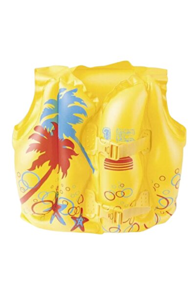 Empressco 32069 Tropikal Desenli Yüzme Deniz Can Yeleği 3-6 Yaş 41x30 Cm / 16