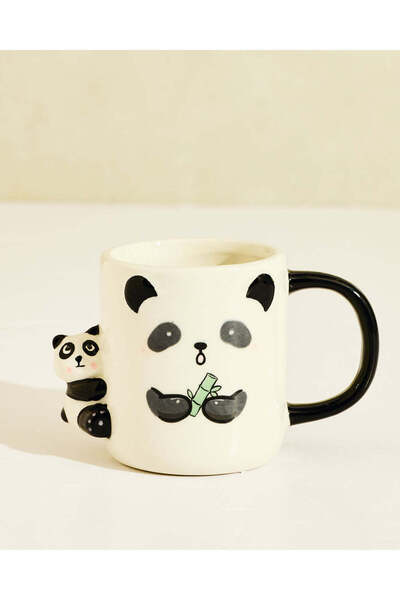 REDTAG Assorted Panda Mug With 3D Panda 11oz