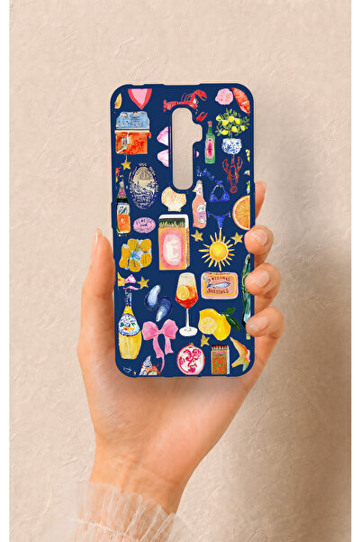 Vip Case Oppo Reno 2Z Uyumlu Summer Desenli Silikon Kılıf