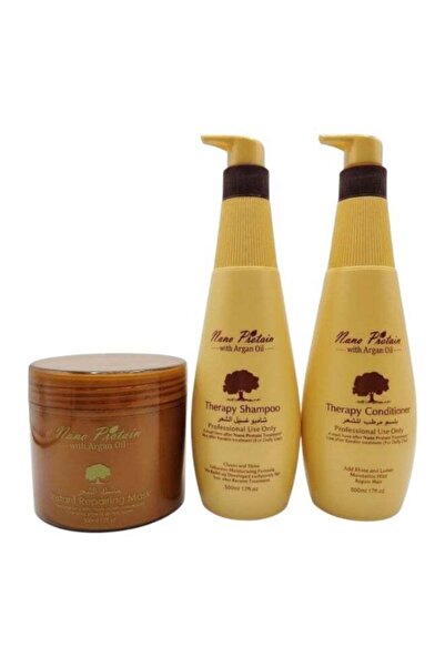 nano protain Nano_protein shampoo 500 ml conditioner 500 ml mask 500 ml with ...