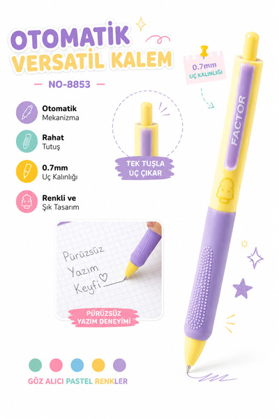 Kids Like Soft Colors 8833 Versatil Pencil with 0.7 Tip