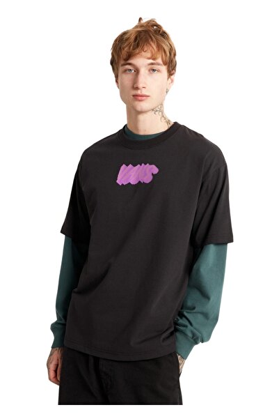 Vans Stone Swirl Loose T-Shirt VN000VY1BLK1 – Black