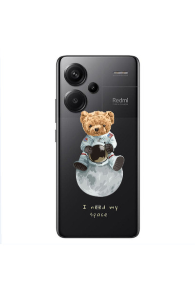 Other Xiaomi Redmi Note 13 Pro+ 5G Bear in space Transparent Silicone TPU Θήκη