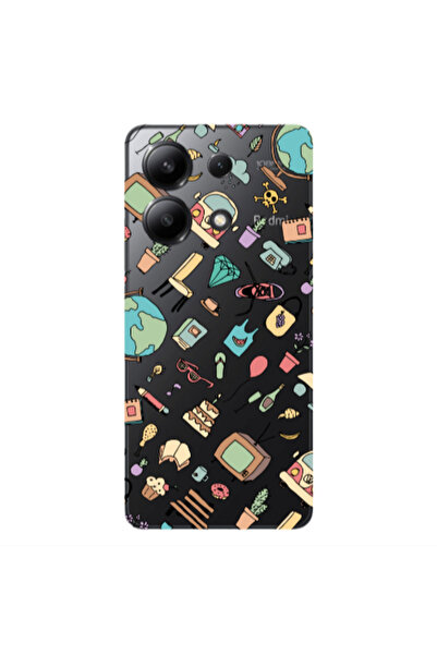 Other Xiaomi Redmi Note 13 4G Mixed up Transparent Silicone TPU Θήκη
