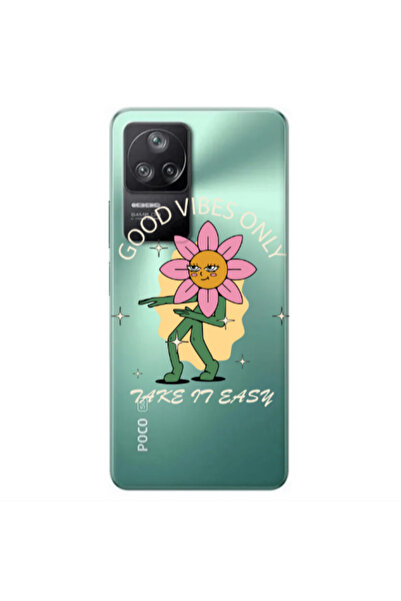 Other Xiaomi Poco F4 Good Vibes Only Transparent Silicone TPU Θήκη