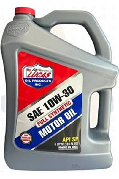 LUCAS Lucas 10W30 Motor Oil, 5 Liters -Lucas 10W30 Motor Oil, 5 Liter