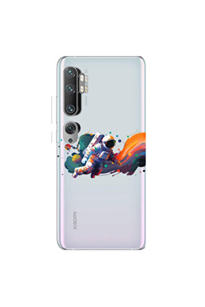 Other Xiaomi Mi Note 10 Pro Rainbow Space Transparent Silicone TPU Θήκη