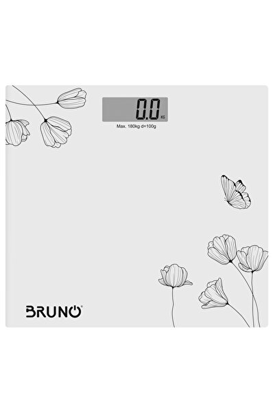Bruno ψηφιακή ζυγαριά BRN-0055, έως 180kg, λευκή